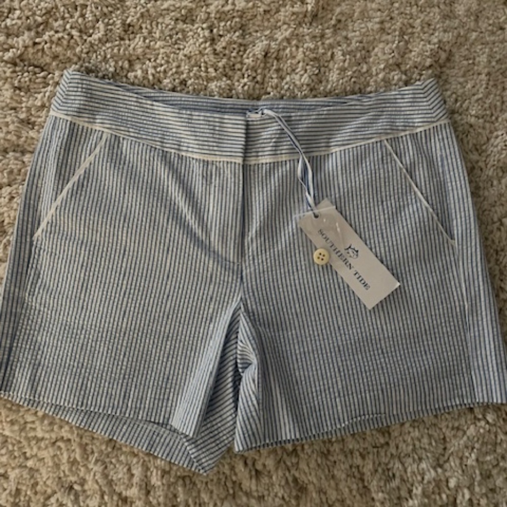 Southern Tide seersucker shorts